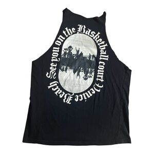 Venice Beach graphic t-shirt unisex women’s large sleeveless tank cutout black